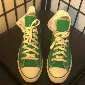 Vintage Converse All Star kelly green gently worn